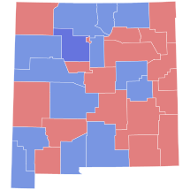 1968 New Mexico gubernatorial election results map by county.svg