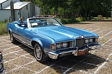 1973 Cougar convertible 1973 Mercury Cougar Convertible (19591650514).jpg