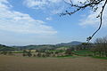 Blick gen Bensheim aus südlicher Richtung