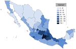 Thumbnail for List of Mexican states by population density