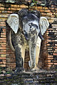 Wat Chang Lom im Geschichtspark Sukhothai