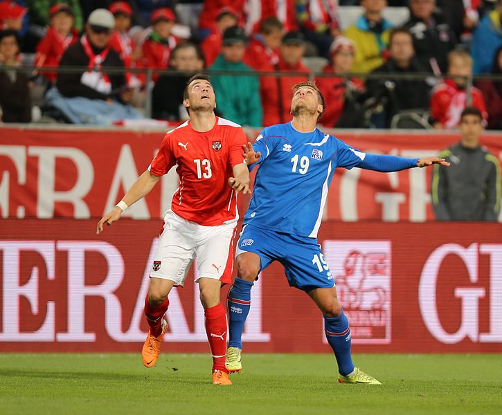 File:2014-05-30 Austria - Iceland football match, Rúrik Gíslason 0322.jpg