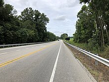 US 1 southbound in Rising Sun 2021-08-16 11 24 00 View south along U.S. Route 1 (Rising Sun Bypass) just south of Red Pump Road and Mount Street in Rising Sun, Cecil County, Maryland.jpg