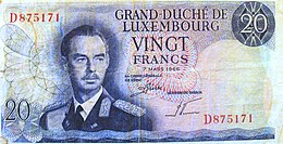 Luxemburgse Frank: Valuta
