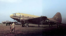313th Troop Carrier Group C-46 Commando 47th Troop Carrier Squadron Curtiss C-46D-10-CU Commando 44-77541.jpg