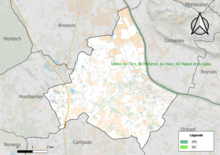 Site Natura 2000 sur le territoire communal.