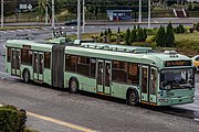 English: AKSM-333 trolleybus. Minsk, Belarus Беларуская: Тралейбус АКСМ-333. Мінск, Беларусь Русский: Троллейбус АКСМ-333. Минск, Беларусь