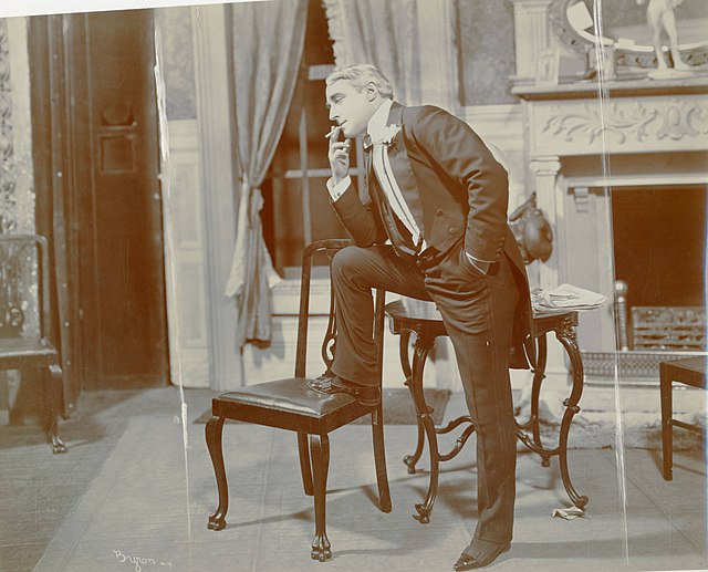 Kyrle Bellew in the Broadway production of Raffles, the Amateur Cracksman (1903)