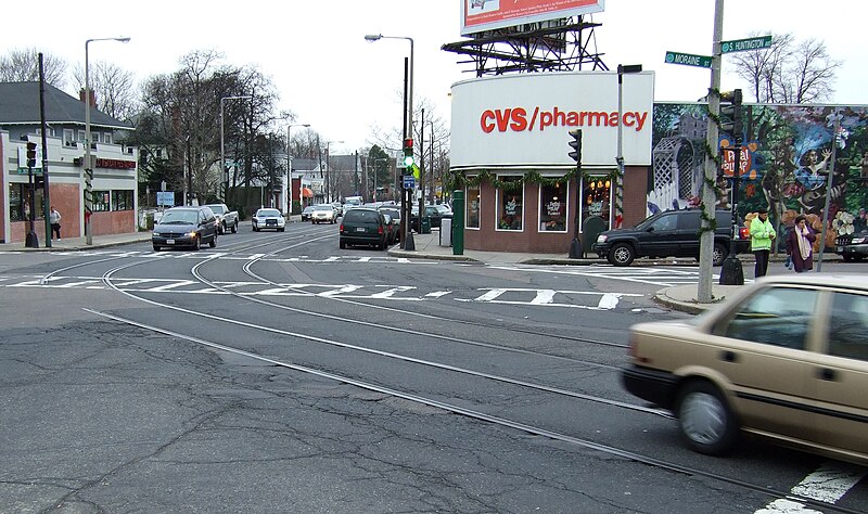 File:Abandoned Arborway Line tracks at Canary Square, December 2006.jpg