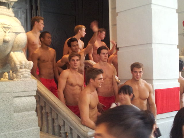 Abercrombie & Fitch models in August 2012