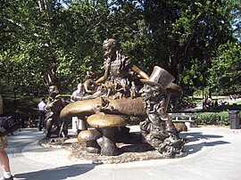 Alice in Wonderland statue in Central Park.jpg