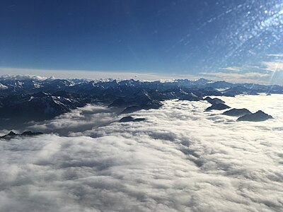 View over Alps (berner and maybe fribourger too)