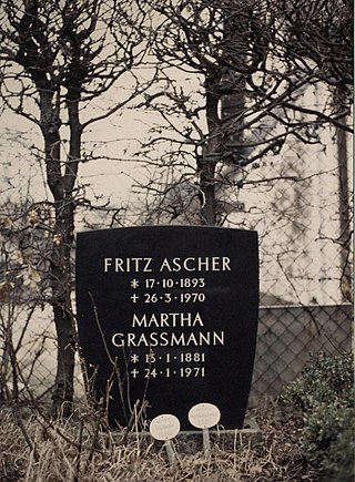 <span class="mw-page-title-main">Fritz Ascher</span> German painter