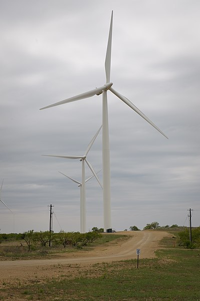 File:Alternative energy used from wind turbines at Stasney's Cook Ranch in Albany, Texas. (24483592853).jpg