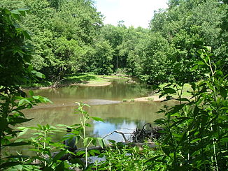 Alum Creek and Big Walnut Creek confluence