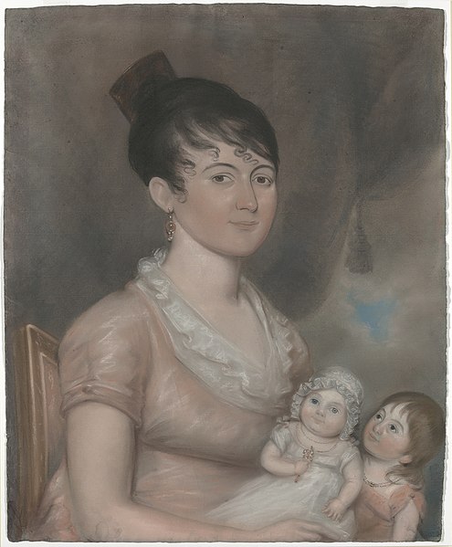 File:American 19th Century, Anna Margaret Blake and Her Two Children, c. 1808, NGA 59954.jpg