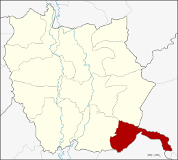 Districtul Dong Charoen - Harta
