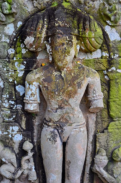 Ancient stone idol of Jayadeba at Akhandaleswara Temple, Prataparudrapura, Odisha