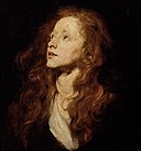 Anthonis van Dyck, , Kunsthistorisches Museum Wien, Gemäldegalerie - Kopfstudie einer emporblickenden Frau - GG 514 - Kunsthistorisches Museum.jpg