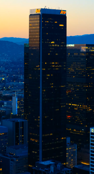 <span class="mw-page-title-main">Aon Center (Los Angeles)</span> Modernist office skyscraper at 707 Wilshire Boulevard in downtown Los Angeles, California