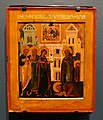 Звернення Богоматері до святого Сергія Радонезького - кінець 16 сторіччя - яєчна темпера по дереву