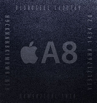 <span class="mw-page-title-main">Apple A8</span> System on a chip (SoC) designed by Apple Inc.