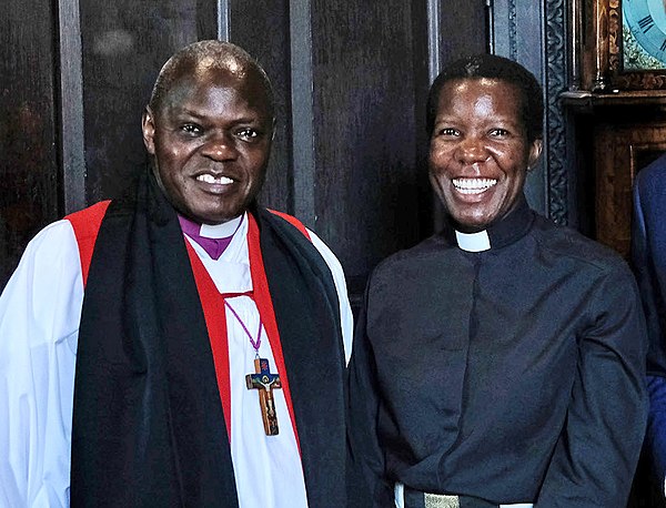 Sentamu and his daughter Grace Sentamu-Baverstock