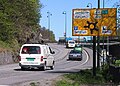 View of the roadway