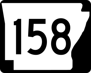 <span class="mw-page-title-main">Arkansas Highway 158</span> State highway in Arkansas, United States