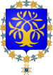 Armes François Mitterrand (Ordre du Seraphin).svg