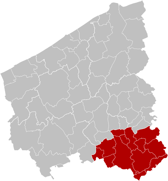 File:Arrondissement Kortrijk Belgium Map.svg