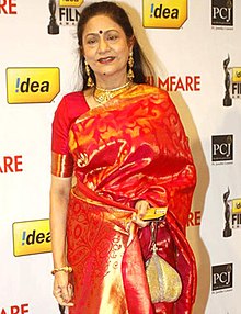 Aruna Irani at 57th Filmfare Awards.jpg
