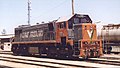 Locomotiva G26C Australiana X43 em terminal da V/Line Freight .
