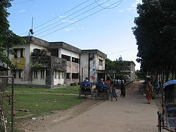 Skyline von Mohanganj, Bangladesch