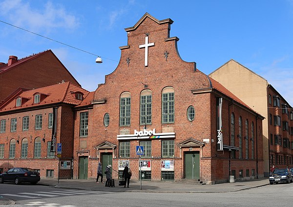 Former Brethren church (Betesda) in Malmö, Scania, Sweden.