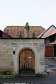 Courtyard wall