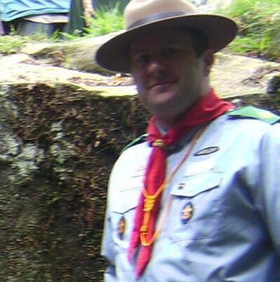 A Baden-Powell Scouts' Association Air Rover Scout, in 2008