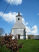 Le clocher de l'église de Bellifontaine.