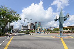 Sebuah persimpangan di Pusat Bandar, Bandar Seri Begawan