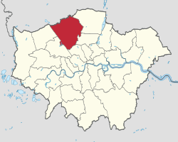 Barnet in Greater London.svg