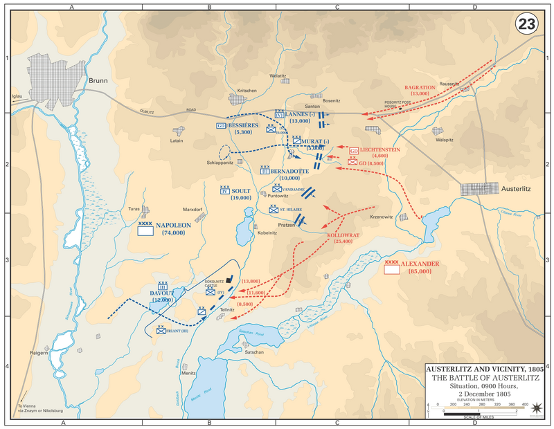 تشكيلات تاريخية: عن جيش نابليون 800px-Battle_of_Austerlitz_-_Situation_at_0900%2C_2_December_1805