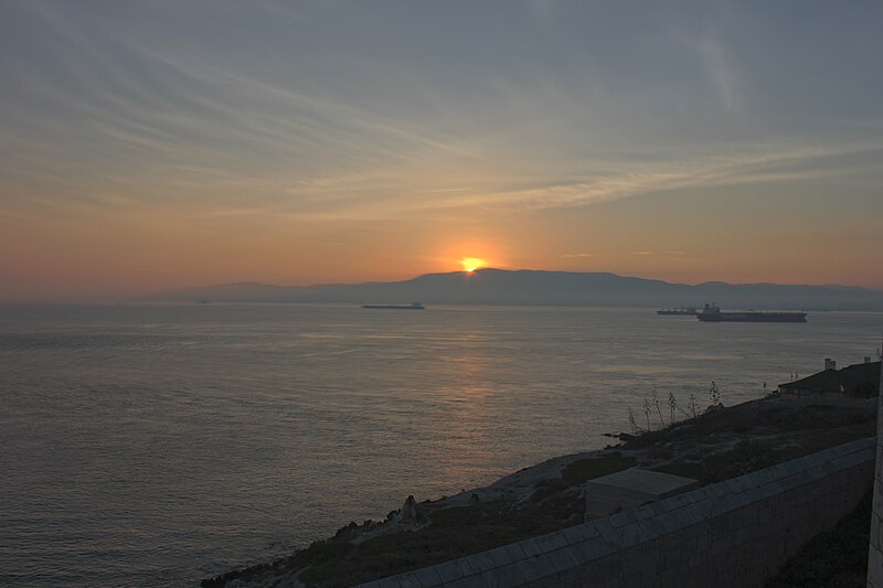 File:Bay of Gibraltar, taken from Europa Point, Gibraltar.jpg