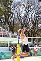 Deutsch: Beachvolleyball bei den Olympischen Jugendspielen 2018; Tag 8, 14. Oktober 2018; Mädchen, Achtelfinale – Mexiko-China 0:2 (15–21/16–21) English: Beach volleyball at the 2018 Summer Youth Olympics at 14 October 2018 – Girls Round of 16 – Mexico-China 0:2 (15–21/16–21)