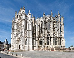 Katedralen i Beauvais, sedd från söder.