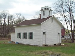 Bedford Corners Historic District - Schoolhouse Apr 10.JPG