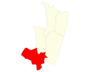Poziția localității Districtul Sud Befotaka