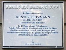 Berliner Gedenktafel am Haus, Zietenstraße 22, in Berlin-Schöneberg