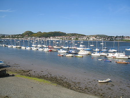 Boats in River Conwy