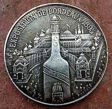 Bordeaux udstilling 1895 - Absint souvenirmedalje a.jpg