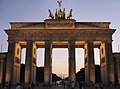 Brandenburger Tor at sunset